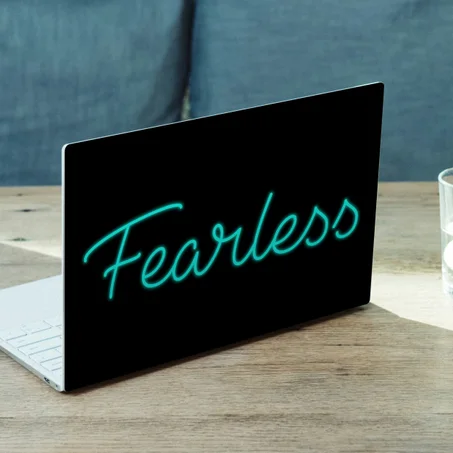fearless- laptop skin