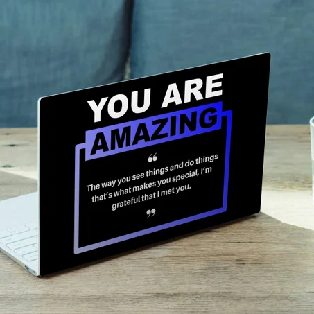 You Are Amazing - Laptop skin