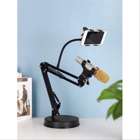 حامل متعدد الوظائف : حامل للهاتف وحامل للميكروفون