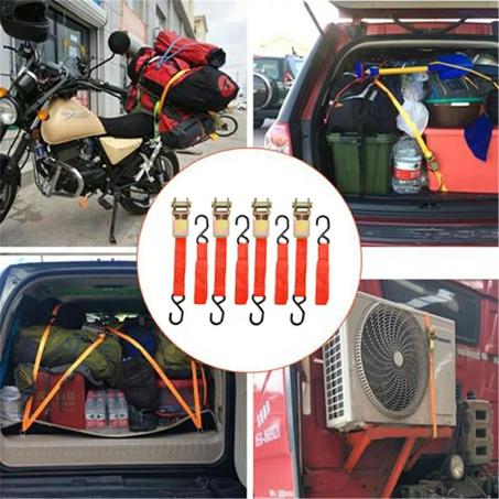 قطعتان من احزام السقاطة لشد الامتعة sangle d'arrimage