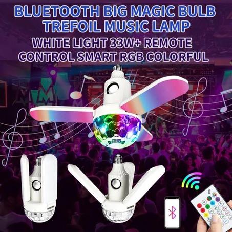 ليد بلوتوث كريستال  ومكبر صوت led bluetooth music lamp