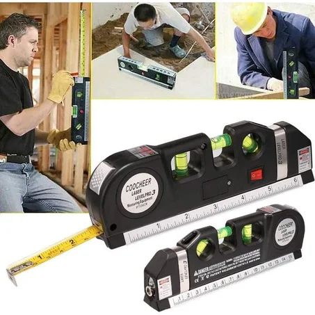 الميزان الليزري المتعدد الوظائف 4 في 1