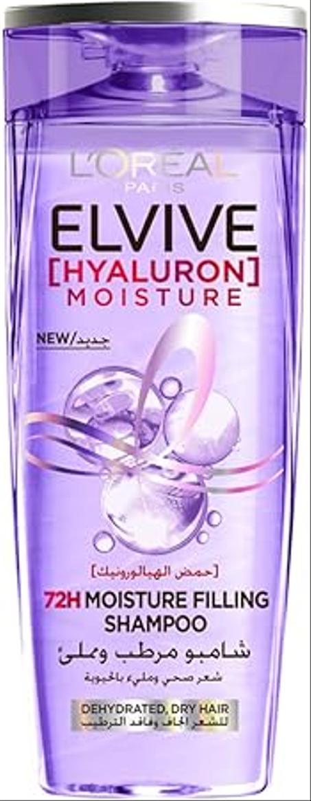 Champú hidratante L'Oréal Paris Elvive Hyaluron Moisture 72H con ácido hialurónico - 600 ml