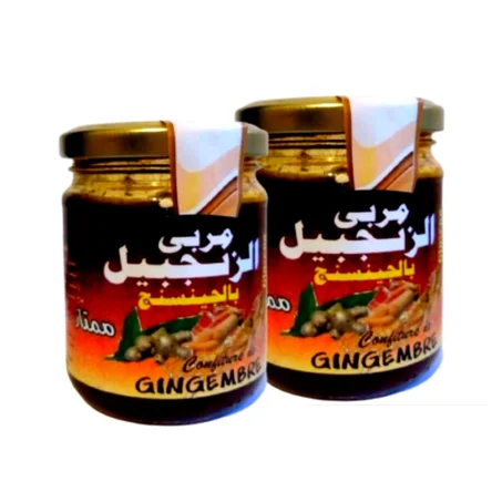 العسل الحر الزنجبيل والجنسينج