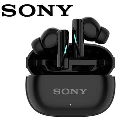 سماعات أذن بلوتوث أصلية من سوني ميت 50، سماعات أذن لاسلكية ستيريو مع ميكروفون، سماعات رياضية عالية الدقة، تحكم باللمس