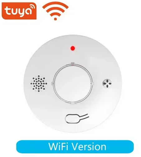 احمِ عائلتك ومنزلك مع كاشف الدخان الذكي المتوافق مع منصة Tuya. بفضل الاتصال عبر WiFi، ستصلك إشعارات فورية على هاتفك أينما كنت عند اكتشاف أي دخان.