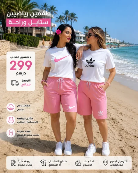 Ensemble Adidas + NIKE à 299DHS