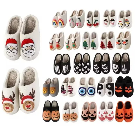 أحذية نسائية مصممة حسب الطلب، لطيفة ومريحة للمنزل، مصنوعة من الفرو الناعم والدافئ، جديدة لفصل الشتاء، شباشب للسيدات