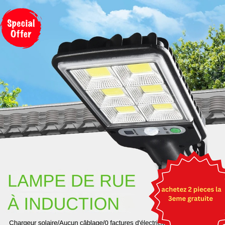 Lampe LED solaire extérieure CIV