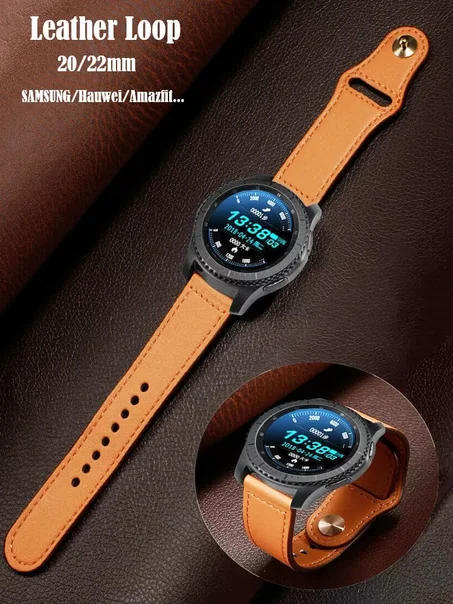 Bracelet de montre en cuir