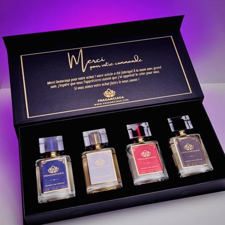 Coffret 4 Parfums Fraganciaga