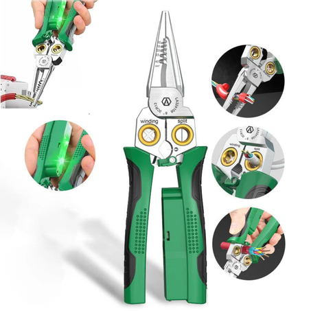 Pince Multifonction avec Testeur de Tension