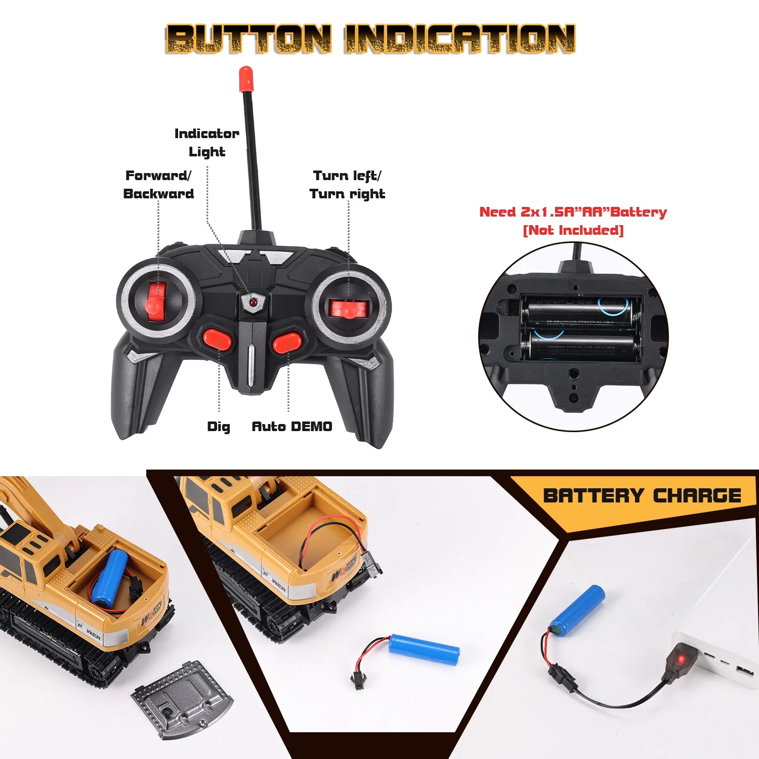 شاحنة تراكس الذكية مزوّدة ببطارية وجهاز تحكّم عن بُعد!