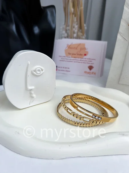 trio  bracelets moderne