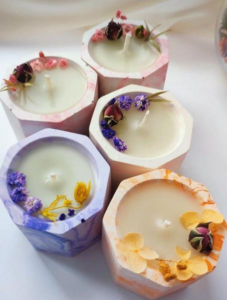 Painted Mini Candle
