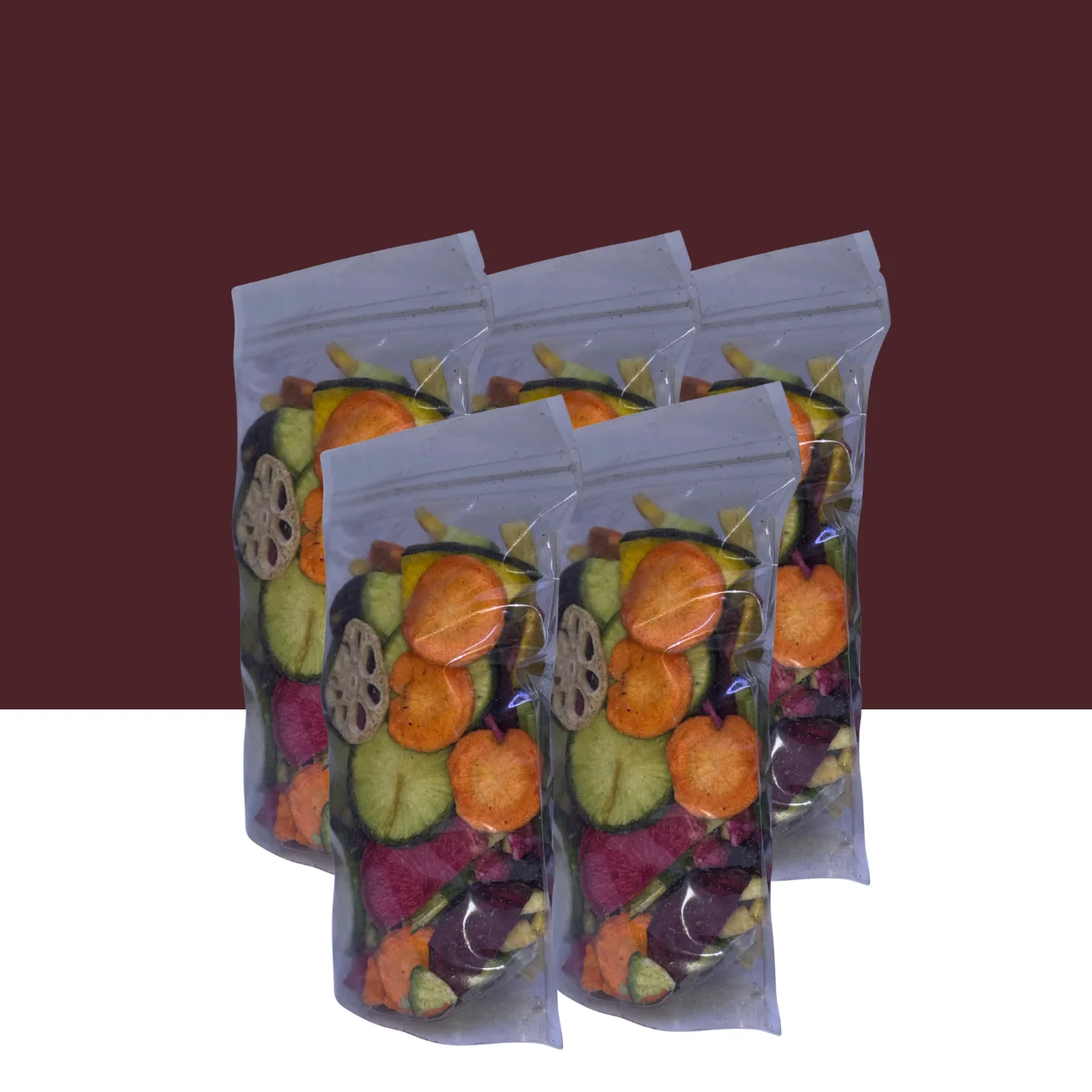 خضار مجففة بالتبريد