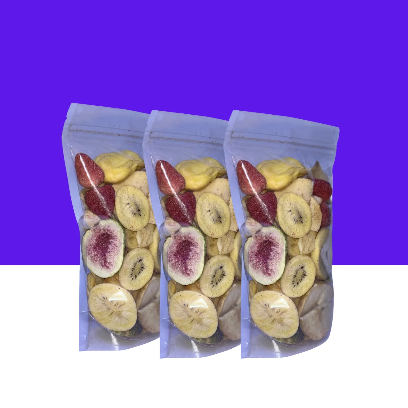 فواكه مجففة بالتبريد