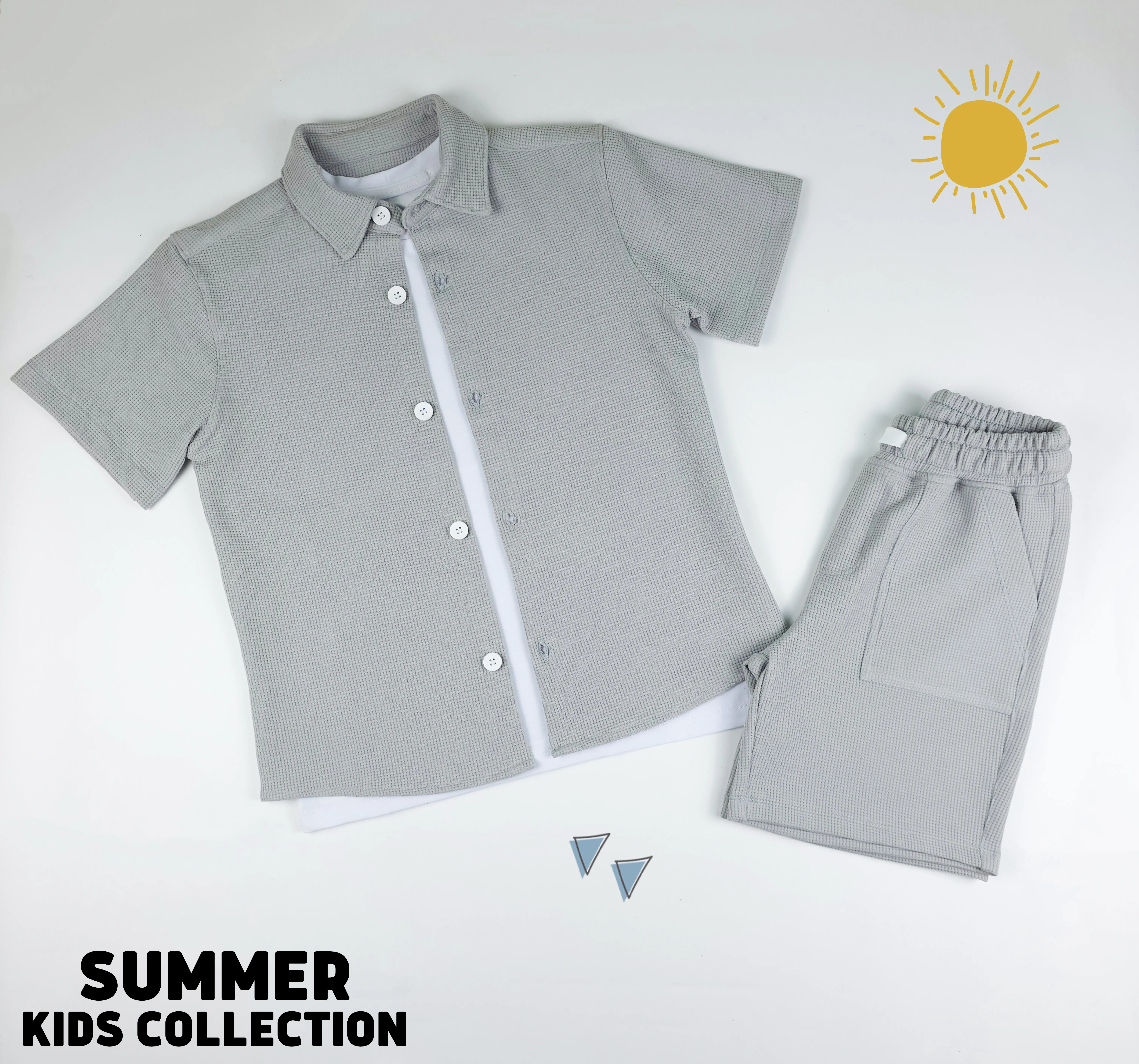 طقم بسكوته فضي قطعتين