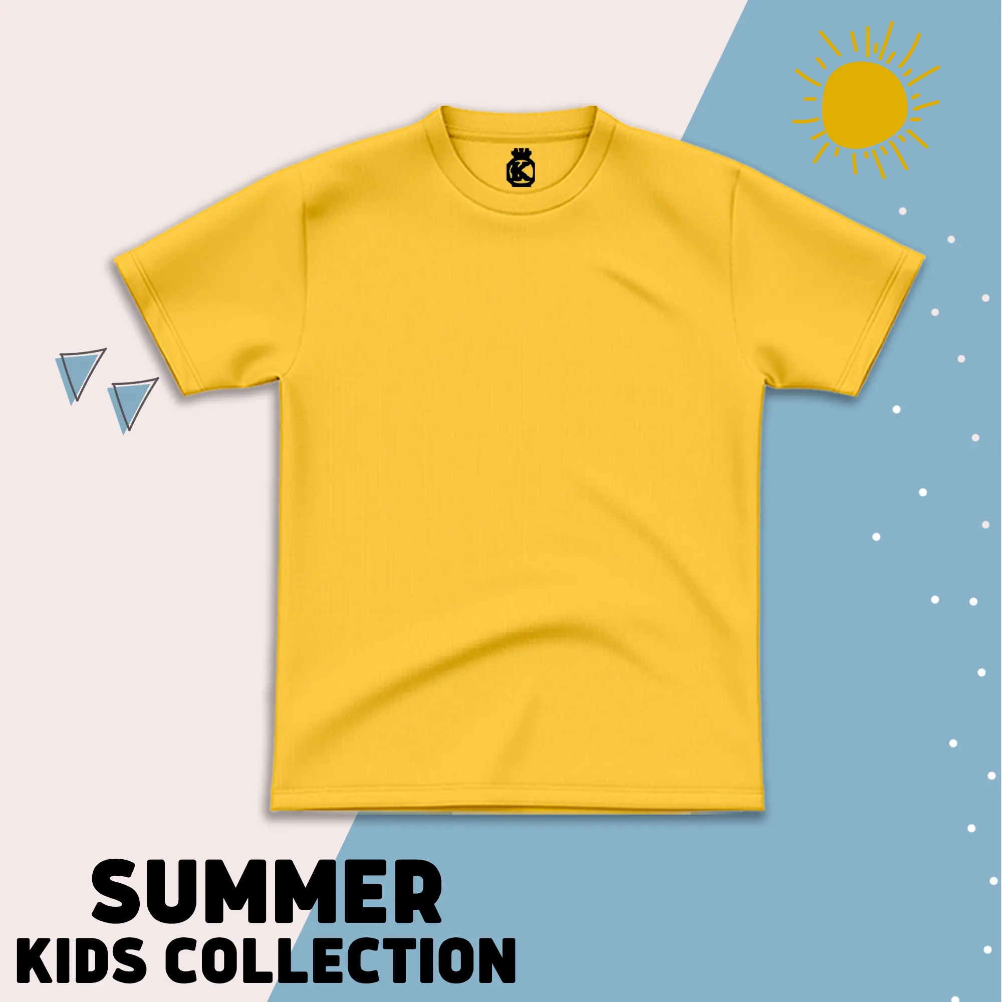 تيشيرت بيزك اصفر