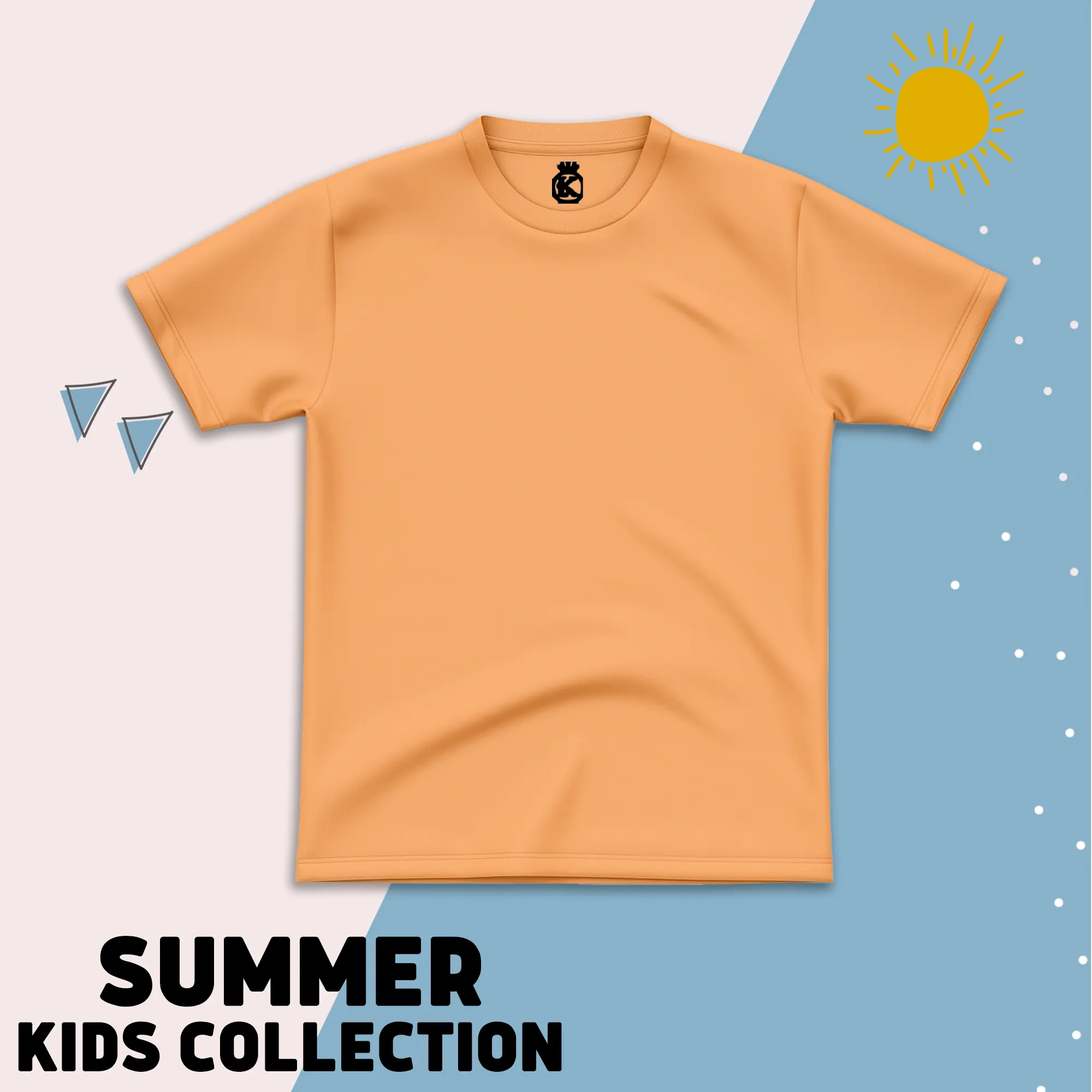 تيشيرت بيزك مشمشي