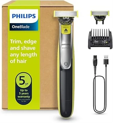 Philips OneBlade 360 — Tondeuse & Rasoir Hybride (Visage) ✂️ Obtenez une précision maximale avec la nouvelle technologie OneBlade