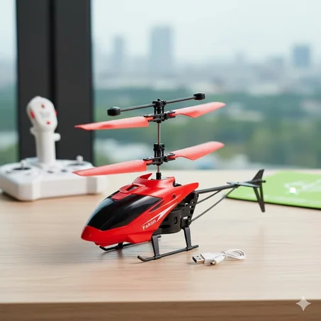 طائرة هليكوبتر لاسلكية يتم التحكم فيها عن بعد