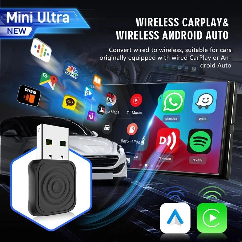 Wireless USB adapter for car