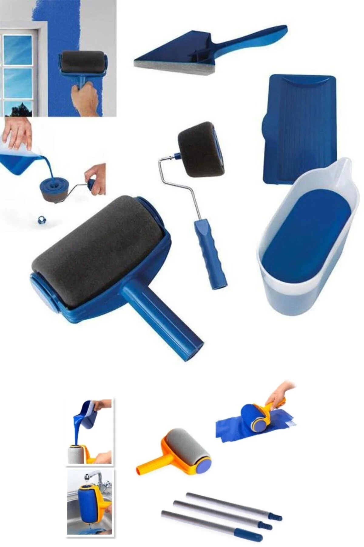 ملحقات الرولو مع العصا