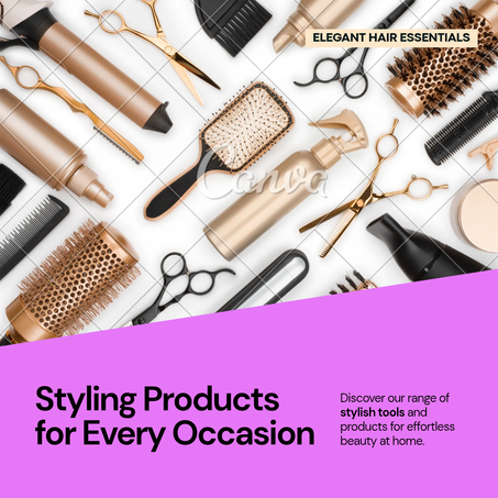 منتجات تصفيف الشعر
