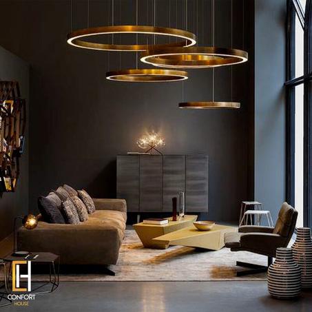 Lustre LED à  Cercles