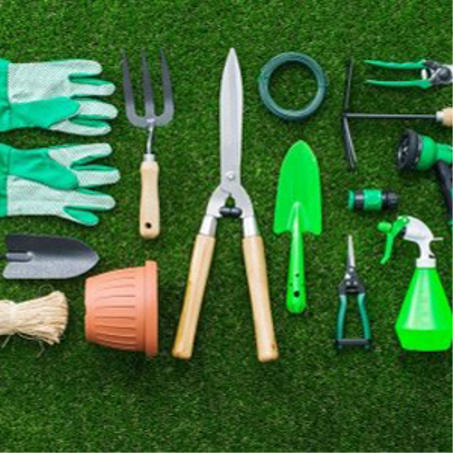 الأدوات والحديقة