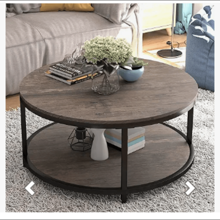 OLIXIS Modern Lift Top Coffee Table Wooden Furniture with Storage Shelf and Hidden