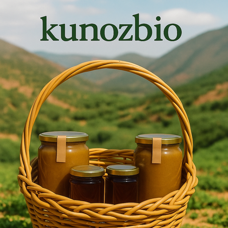 باقة تيميتار الفاخرة: 2 كغ أملو باللوز والأركان + 500غ عسل الزعتر + 500غ عسل الكاليبتوس الطبيعي