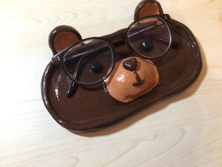 bear holder for glasses 🎀