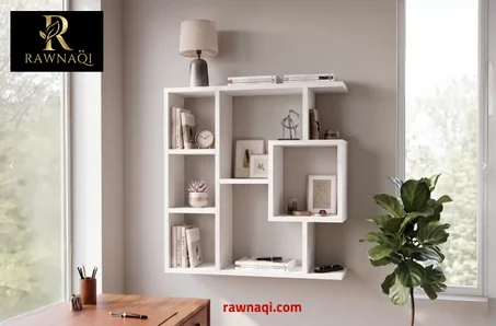 Etagère murale 74.5/70.9/20 cm - Blanc