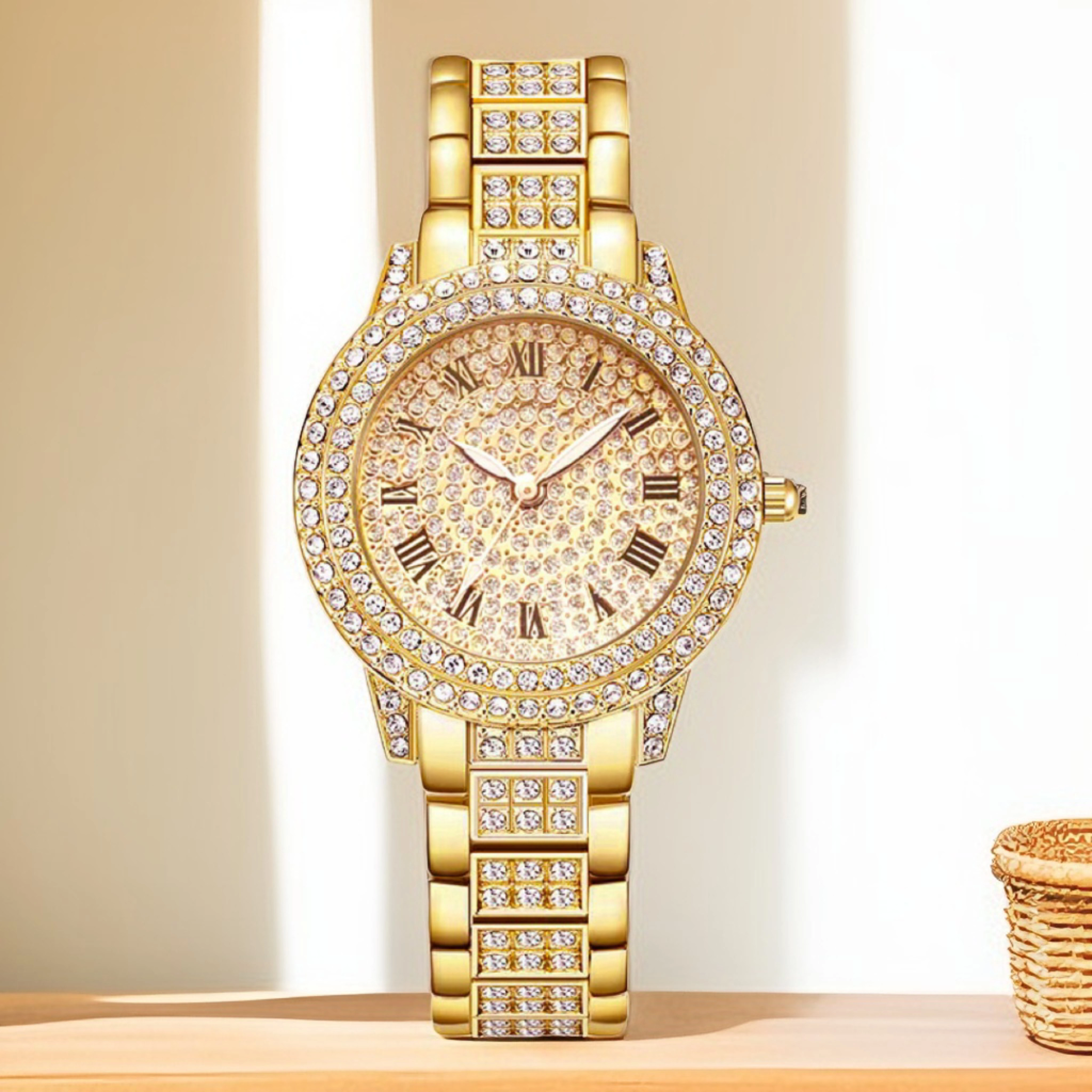 ✨Ensemble de montre de luxe et bijoux pour femme✨