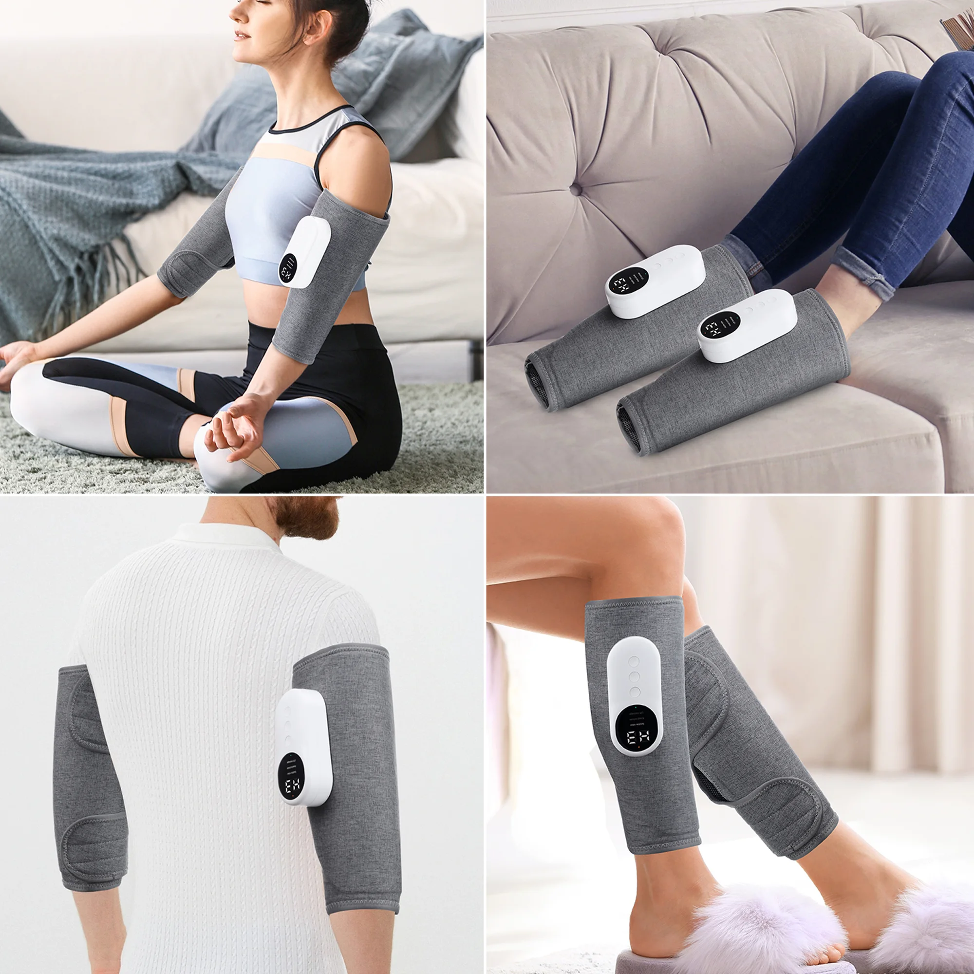 جهاز تدليك وتدفئة  الساق والذراع بضغط الهواء (قطعتين)