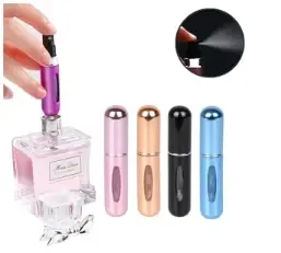 زجاجة عطر صغيرة قابلة لإعادة الملء