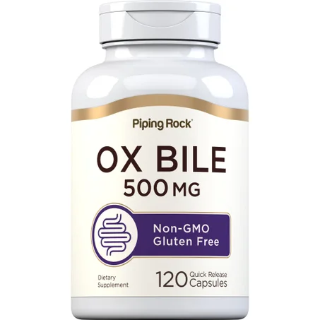 Bile de Bœuf, 500 mg, 120 Gélules — عصارة الصفراء، 500 ملغ، 120 كبسولة