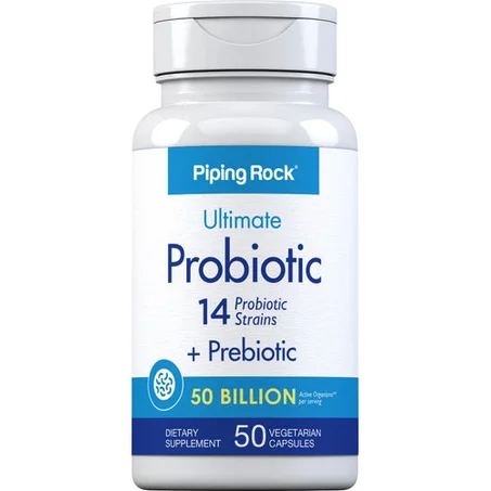 Probiotique 14 Souches, 50 Milliards, 100 Gélules Végétales — بروبيوتيك 14 سلالة، 50 مليار كائن، 100 كبسولة نباتية