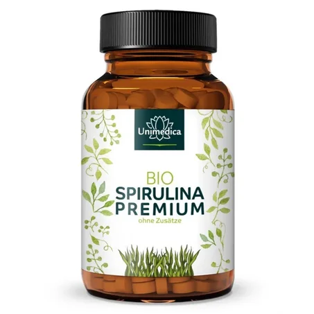 Spiruline BIO Premium Unimedica, 6000 mg, 500 Comprimés — سبيرولينا عضوية بريميوم Unimedica، 6000 ملغ، 500 قرص