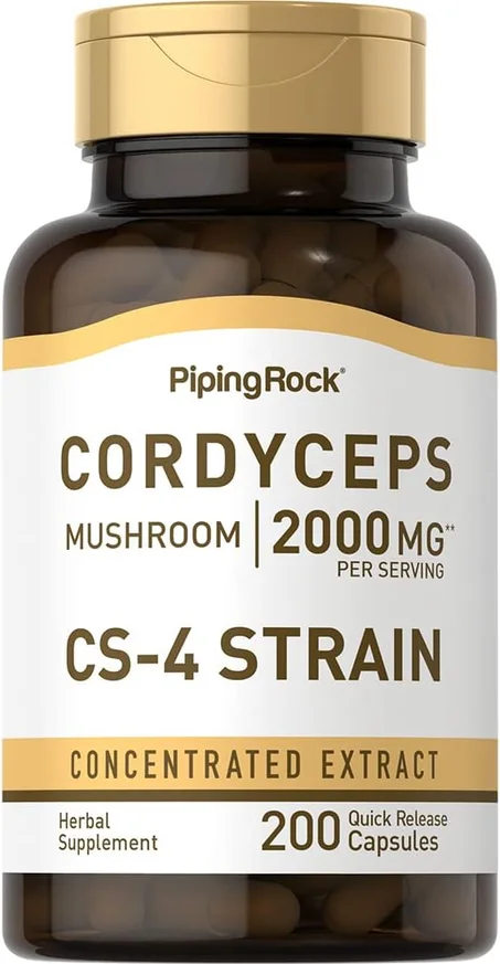 Champignon Cordyceps, 2000 mg, 200 Gélules — فطر الكورديسيبس، 2000 ملغ، 200 كبسولة