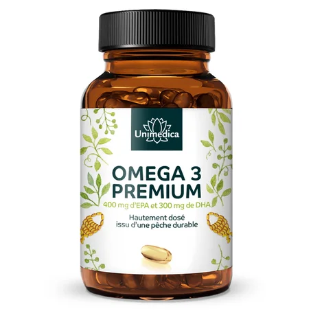 Oméga 3 Premium Unimedica, 120 Capsules — أوميغا 3 بريميوم Unimedica، 120 كبسولة