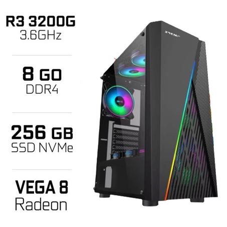 PC Gamer Ryzen 3 3200G/256GB SSD/8GB/Radeon Vega8