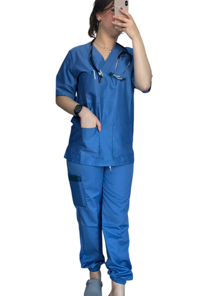 Tenue de bloc nouveaux modele bleu jean