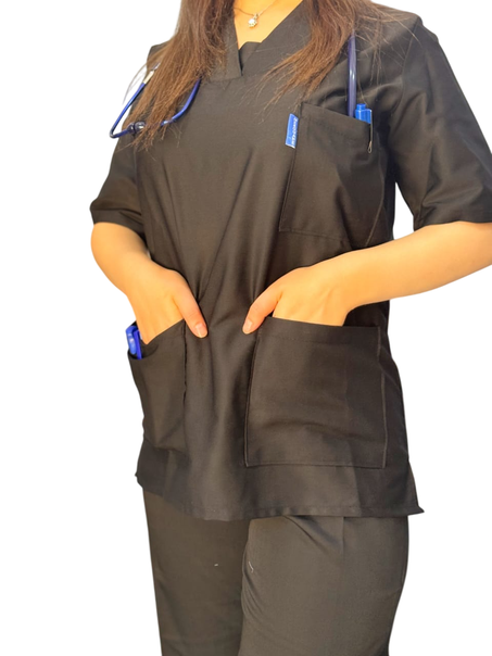 Tenue de bloc unisexe noire