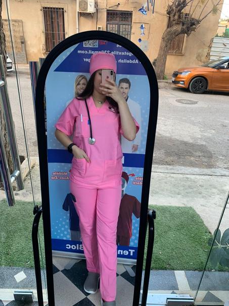 Tenue de bloc unisexe rose