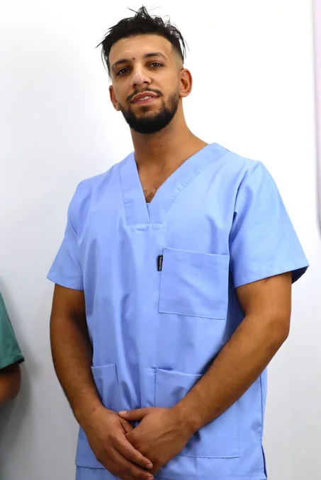 Tenue de bloc unisexe Bleu ciel