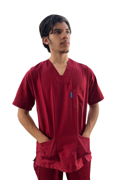 Tenue de bloc unisexe bordeaux