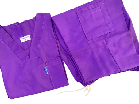 Tenue de bloc unisexe violet parme